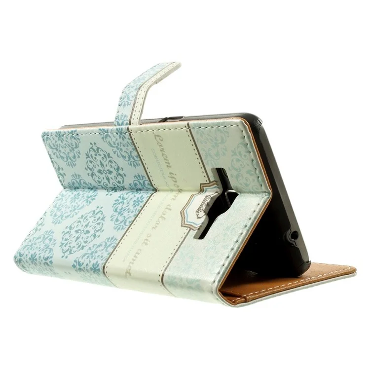 Folio Wallet Leather Stand Case for Samsung Galaxy Grand Prime SM-G530H - Laces & Crown