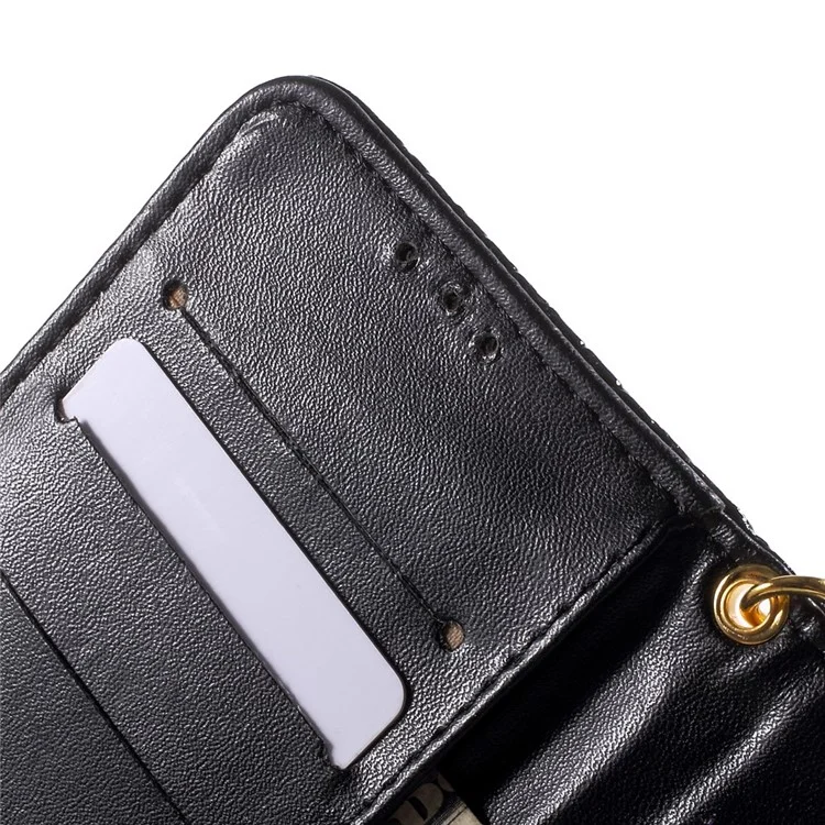 Crocodile Texture Wallet Leather Case for Samsung Galaxy S6 G920 - Black