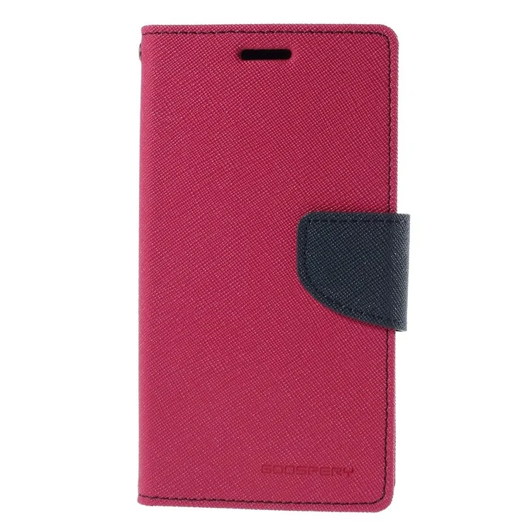 MERCURY Goospery Flip Wallet Leather Shell for Samsung Galaxy S6 Edge G925 - Rose