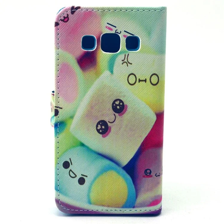Cute Dessert Magnetic Leather Stand Cover for Samsung Galaxy A3 SM-A300F