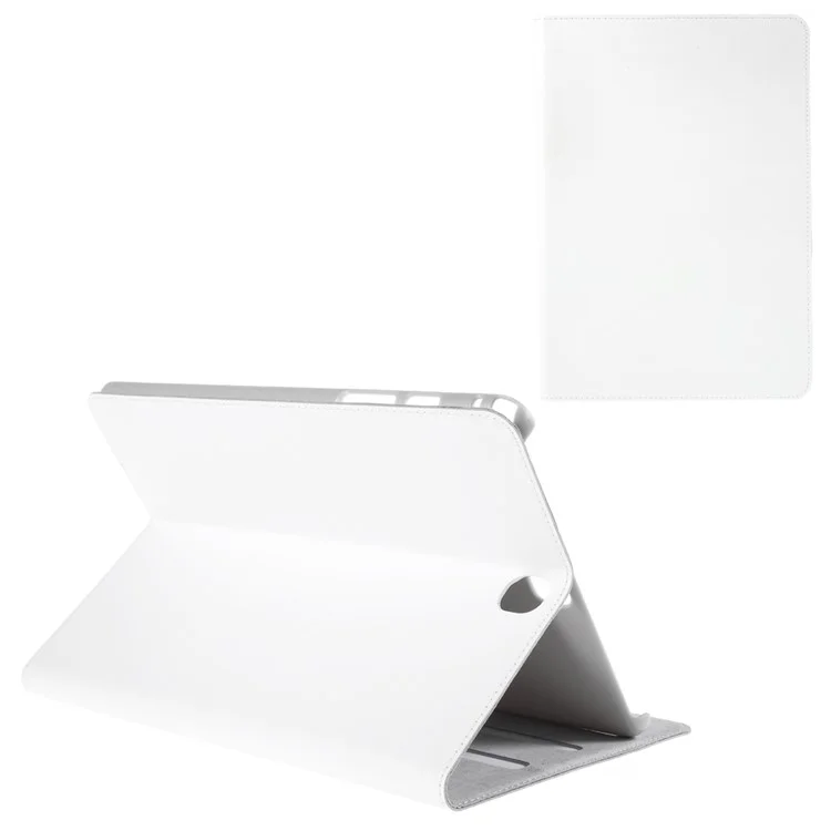 DOORMOON Genuine Smart Leather Cover for Samsung Galaxy Tab A 9.7 T550 T555 with Stand - White