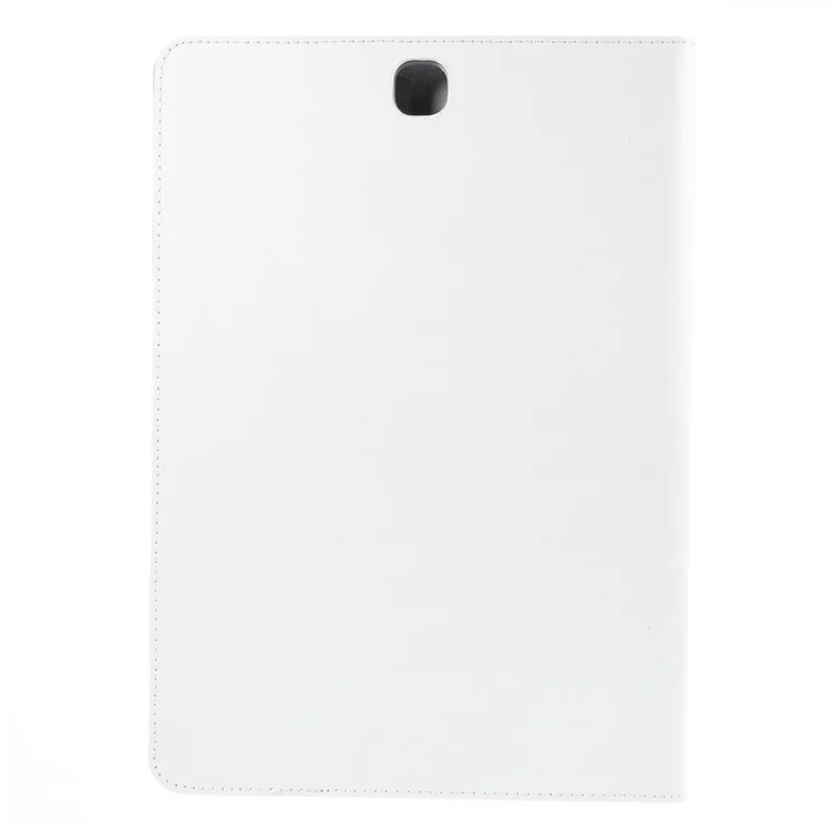 DOORMOON Genuine Smart Leather Cover for Samsung Galaxy Tab A 9.7 T550 T555 with Stand - White