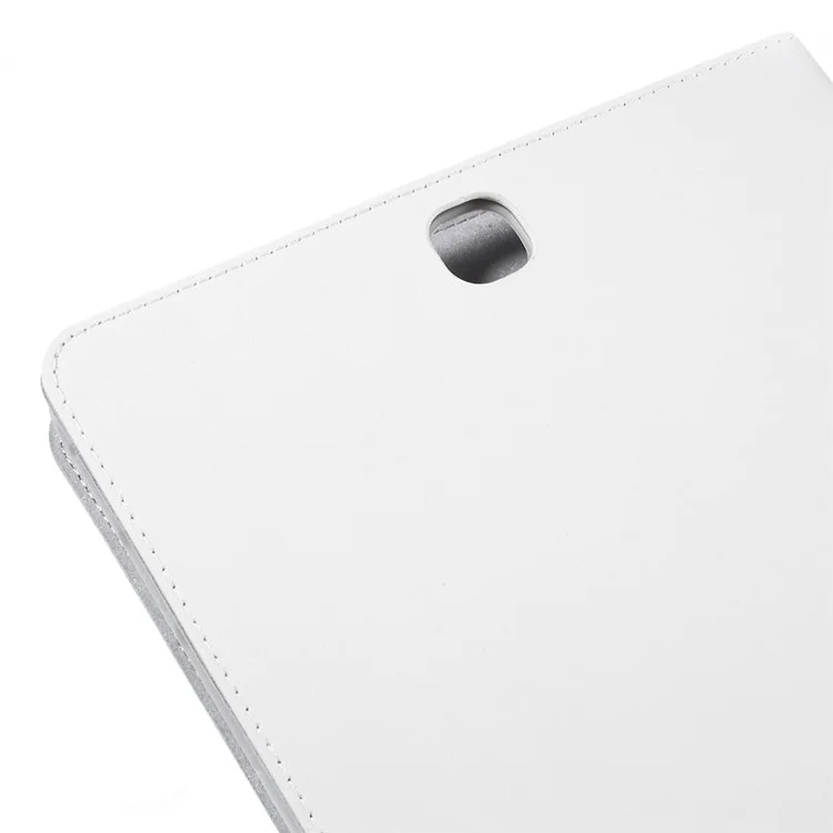 DOORMOON Genuine Smart Leather Cover for Samsung Galaxy Tab A 9.7 T550 T555 with Stand - White