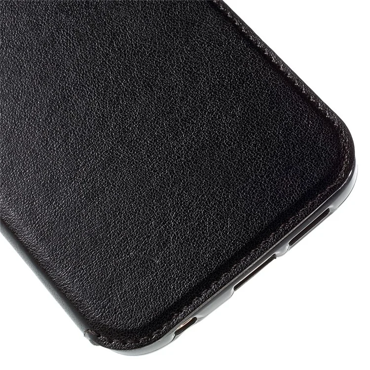 ROAR KOREA Noble View Window Leather Case for Samsung Galaxy S6 edge G925 - Black