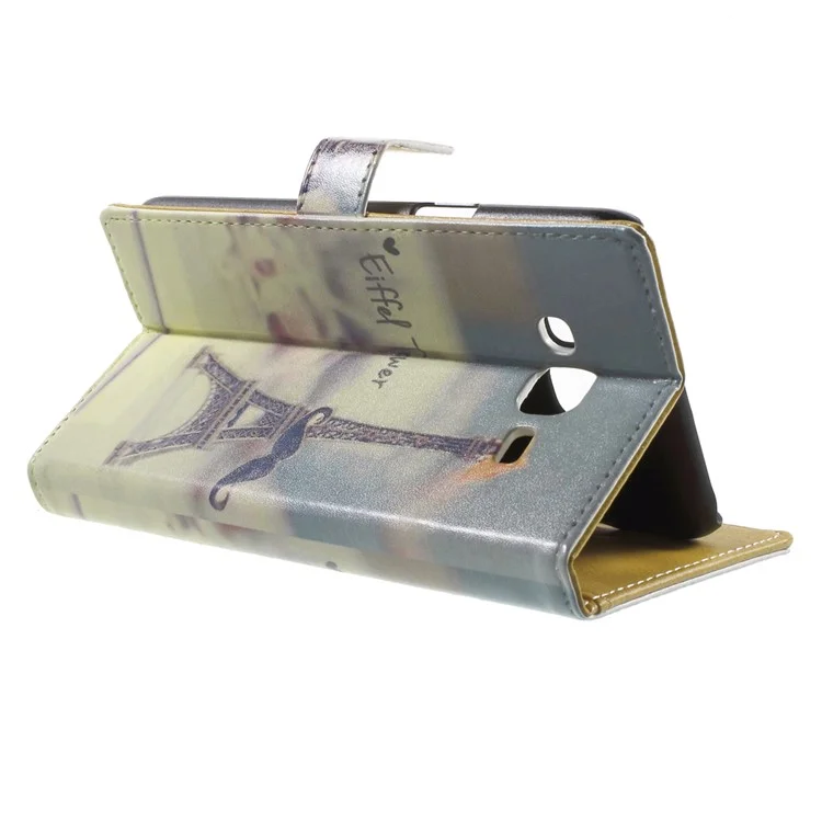 Wallet Leather Cover for Samsung Galaxy J5 SM-J500F - Eiffel Tower