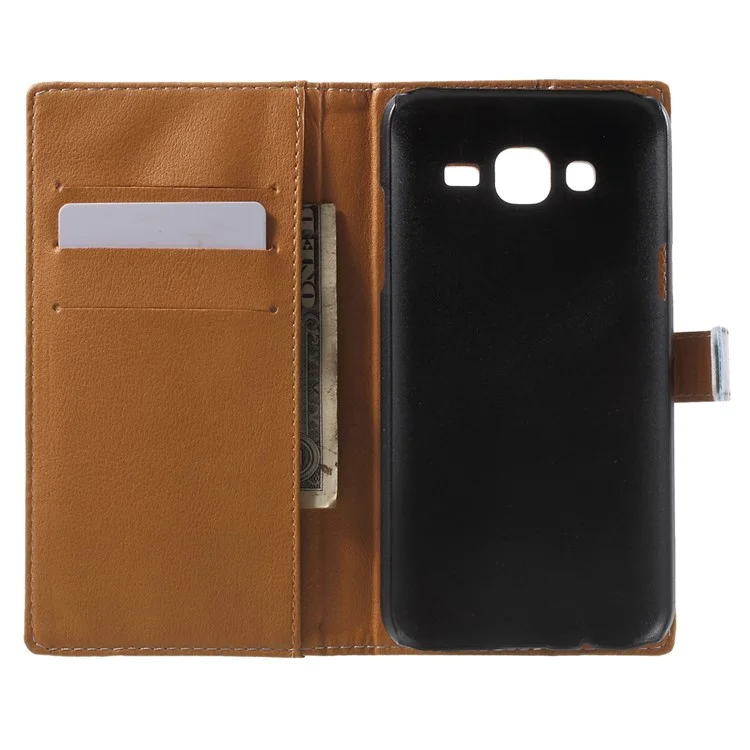 Wallet Leather Cover for Samsung Galaxy J5 SM-J500F - Eiffel Tower