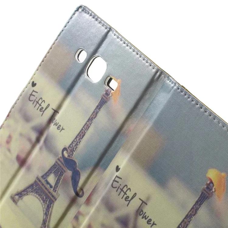 Wallet Leather Cover for Samsung Galaxy J5 SM-J500F - Eiffel Tower