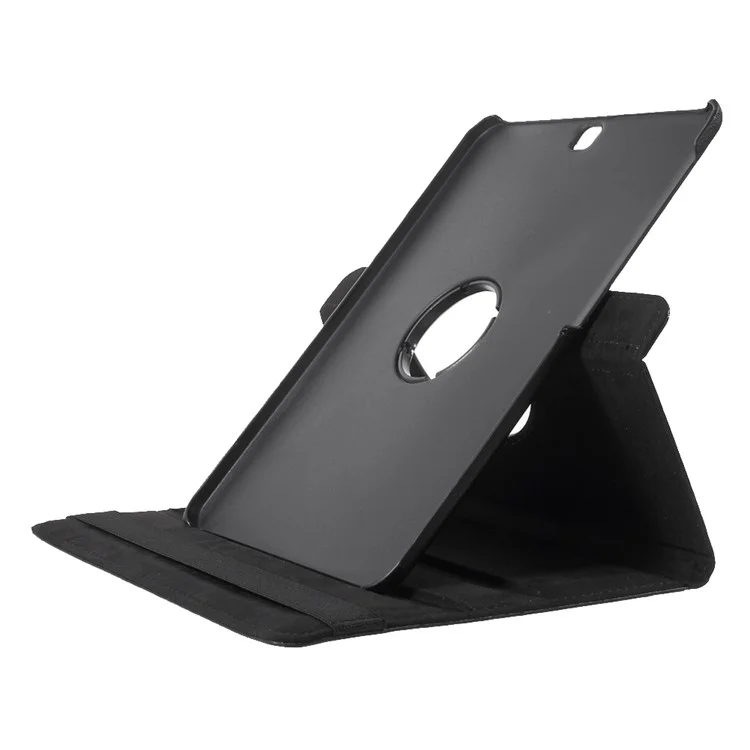 Rotary Stand Flip Leather Case Cover for Samsung Galaxy Tab S2 9.7 T810 T815 Multi-Angle Stand Tablet Accessory - Black
