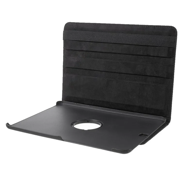 Rotary Stand Flip Leather Case Cover for Samsung Galaxy Tab S2 9.7 T810 T815 Multi-Angle Stand Tablet Accessory - Black