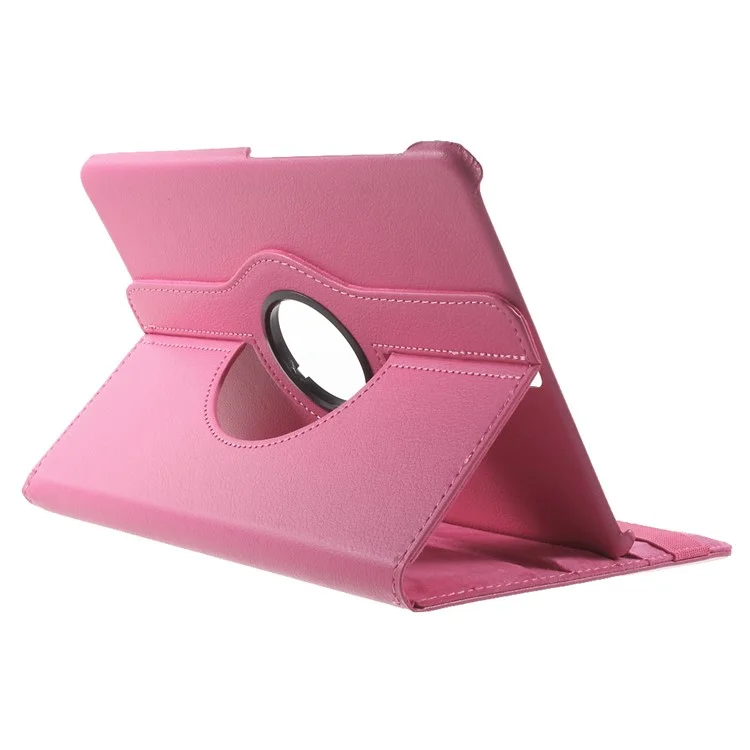 Rotary Stand Flip Leather Case Cover for Samsung Galaxy Tab S2 9.7 T810 T815 Multi-Angle Stand Tablet Accessory - Rose