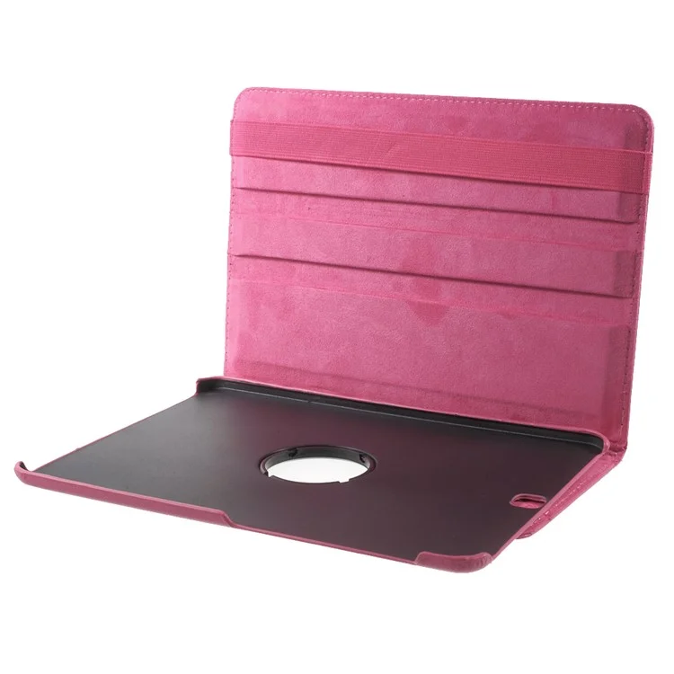 Rotary Stand Flip Leather Case Cover for Samsung Galaxy Tab S2 9.7 T810 T815 Multi-Angle Stand Tablet Accessory - Rose