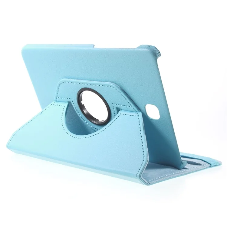 Rotary Stand Leather Flip Case for Samsung Galaxy Tab S2 8.0 T710 T715 - Light Blue