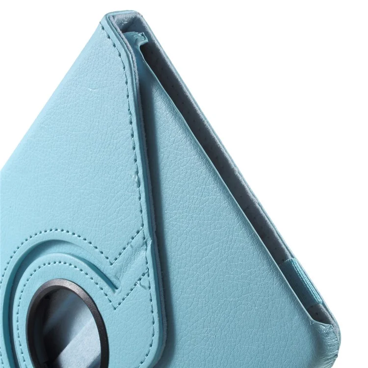 Rotary Stand Leather Flip Case for Samsung Galaxy Tab S2 8.0 T710 T715 - Light Blue