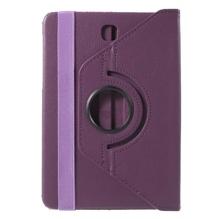 Rotary Stand Leather Flip Case for Samsung Galaxy Tab S2 8.0 T710 T715 - Purple