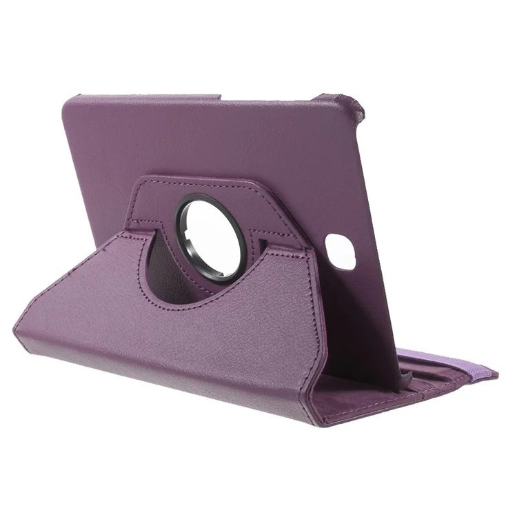 Rotary Stand Leather Flip Case for Samsung Galaxy Tab S2 8.0 T710 T715 - Purple