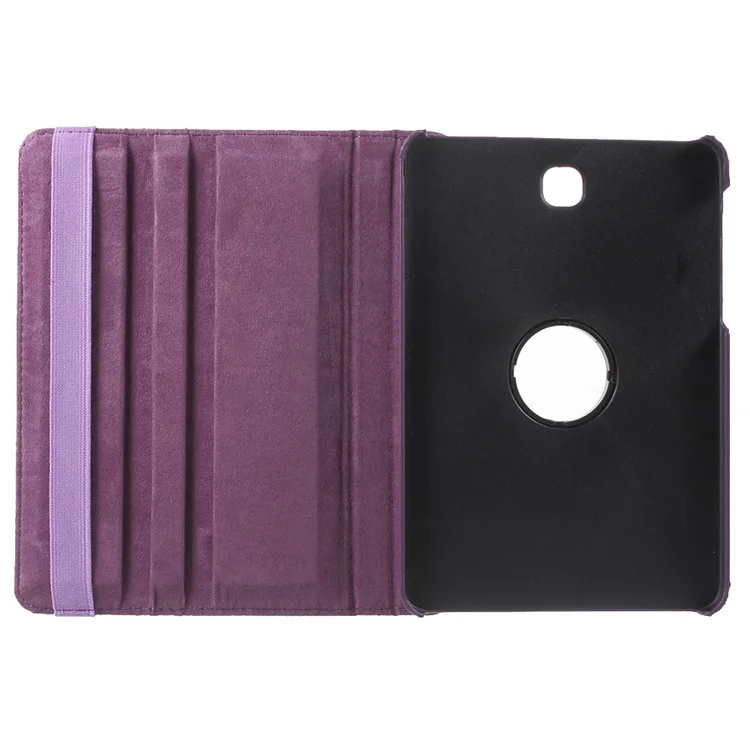 Rotary Stand Leather Flip Case for Samsung Galaxy Tab S2 8.0 T710 T715 - Purple