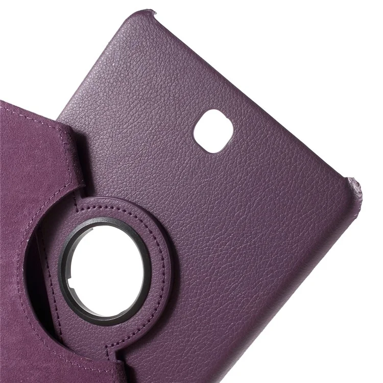 Rotary Stand Leather Flip Case for Samsung Galaxy Tab S2 8.0 T710 T715 - Purple