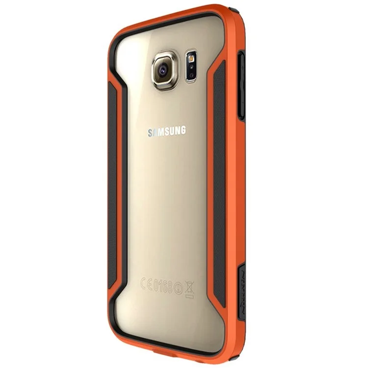 NILLKIN for Samsung Galaxy S6 G920 Armor Frame Series PC TPU Bumper Frame - Orange