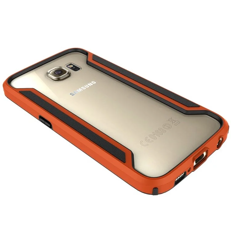 NILLKIN for Samsung Galaxy S6 G920 Armor Frame Series PC TPU Bumper Frame - Orange