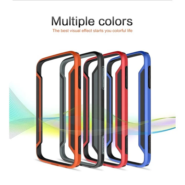 NILLKIN for Samsung Galaxy S6 G920 Armor Frame Series PC TPU Bumper Frame - Orange