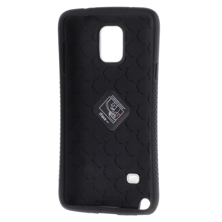IFACE MALL Non-slip TPU Edge & Glossy PC Back Case for Samsung Galaxy Note 4 N910 - White