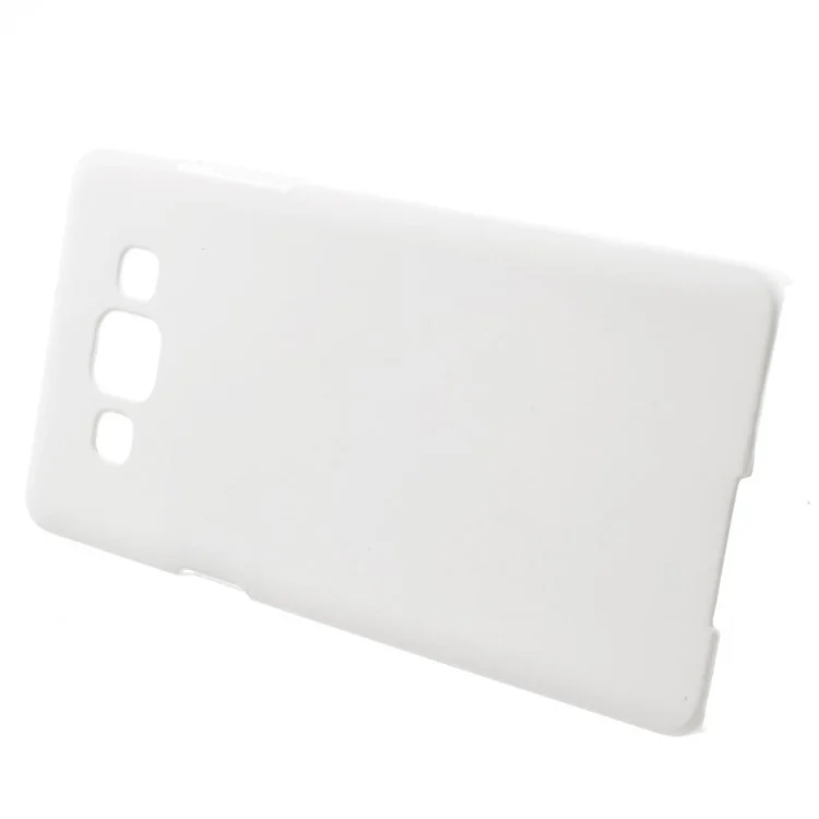 Rubberized Plastic Hard Case for Samsung Galaxy A3 SM-A300F - White