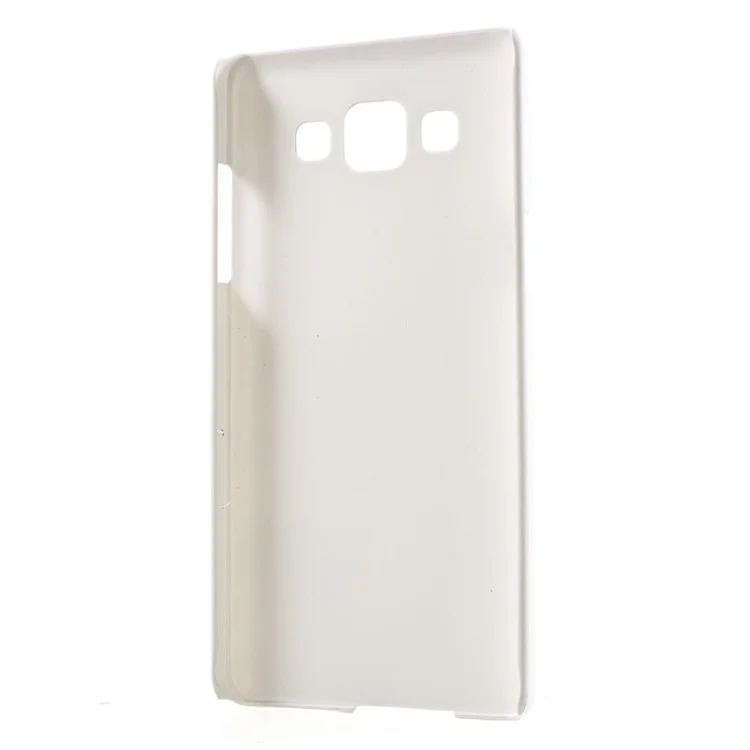 Rubberized Plastic Hard Case for Samsung Galaxy A3 SM-A300F - White