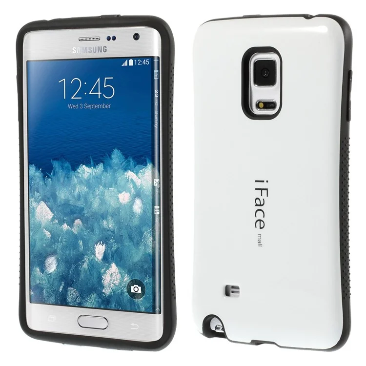 IFACE MALL PC TPU Hybrid Cover for Samsung Galaxy Note Edge SM-N915 - White