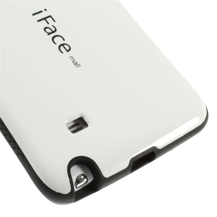 IFACE MALL PC TPU Hybrid Cover for Samsung Galaxy Note Edge SM-N915 - White