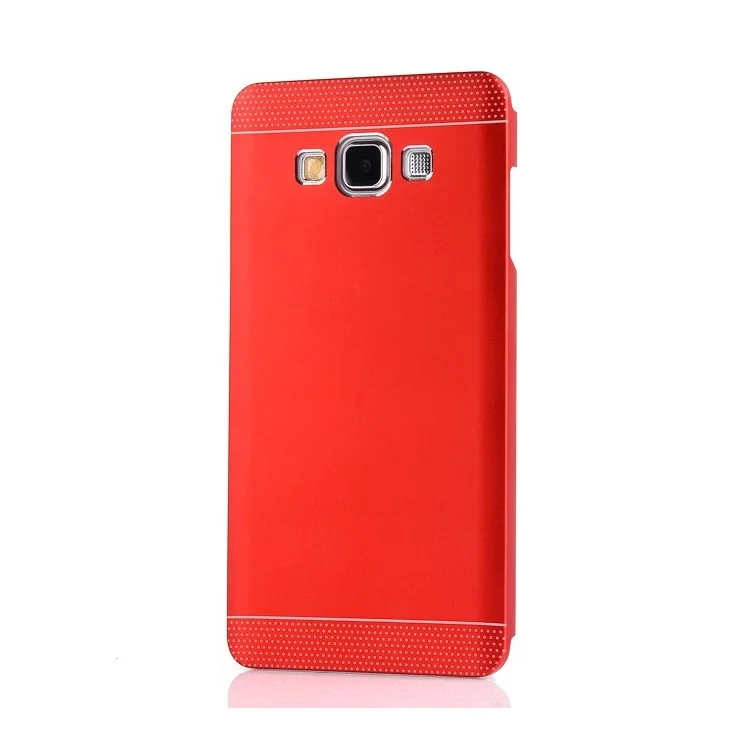 Two Pieces Metal + PC Hybrid Shell for Samsung Galaxy A3 SM-A300F - Red