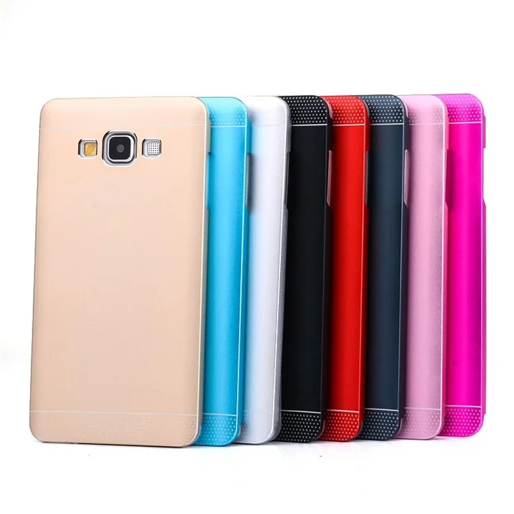 Two Pieces Metal + PC Hybrid Shell for Samsung Galaxy A3 SM-A300F - Red