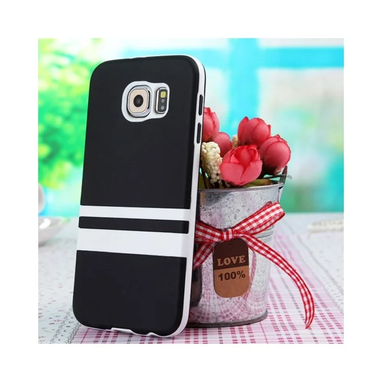 ENKAY TPU and Plastic Hybrid Case for Samsung Galaxy S6 G920 - Black