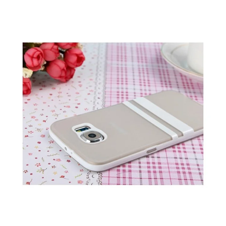 ENKAY TPU and Plastic Hybrid Case for Samsung Galaxy S6 G920 - White