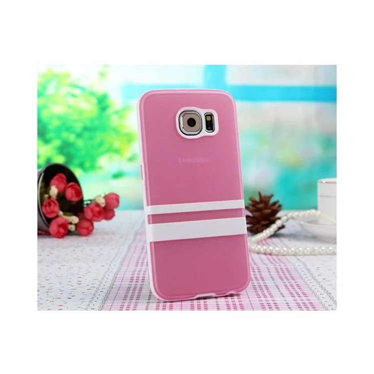 ENKAY TPU and Plastic Hybrid Cover for Samsung Galaxy S6 G920 - Pink