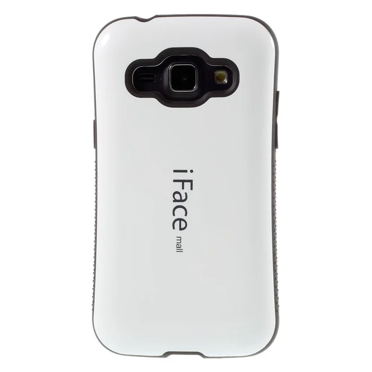 IFACE MALL Hybrid PC + TPU Phone Cover for Samsung Galaxy J7 SM-J700F - White