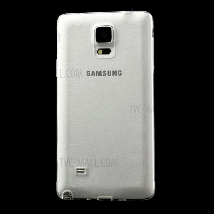 0.5mm Slim Glossy TPU Case for Samsung Galaxy Note 4 N910 - Transparent
