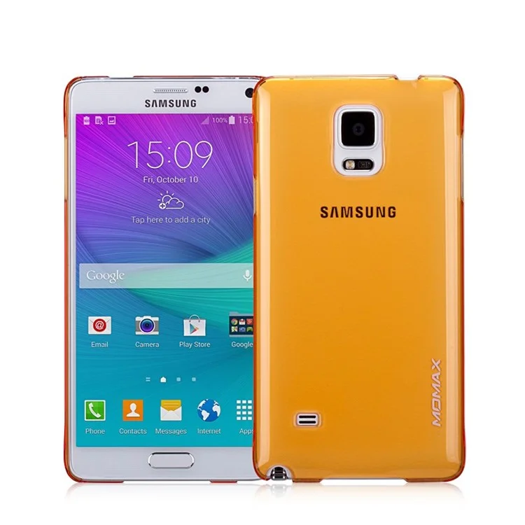 MOMAX Clear Breeze PC Cover for Samsung Galaxy Note 4 N910 - Yellow