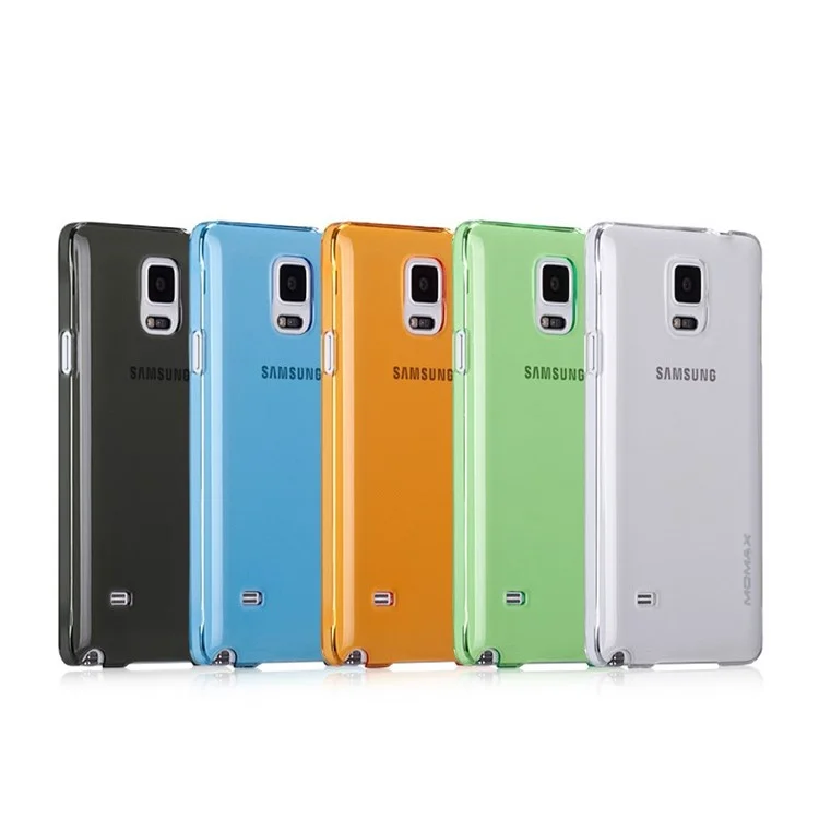 MOMAX Clear Breeze PC Cover for Samsung Galaxy Note 4 N910 - Yellow