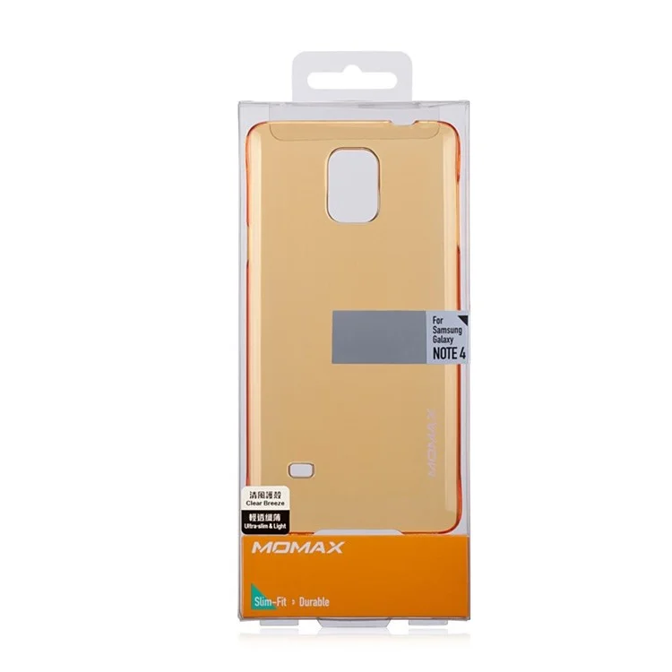 MOMAX Clear Breeze PC Cover for Samsung Galaxy Note 4 N910 - Yellow