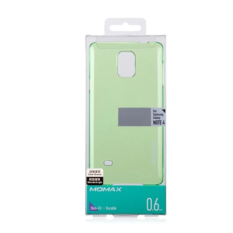 MOMAX Clear Breeze PC Cover for Samsung Galaxy Note 4 N910 - Green