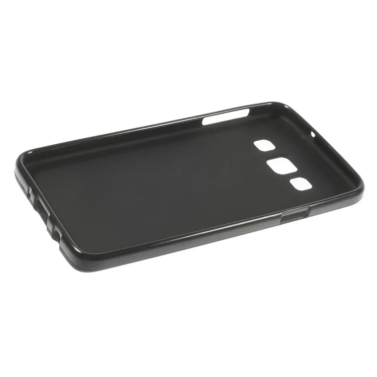 Frosted Soft TPU Case Cover for Samsung Galaxy A3 SM-A300F - Black