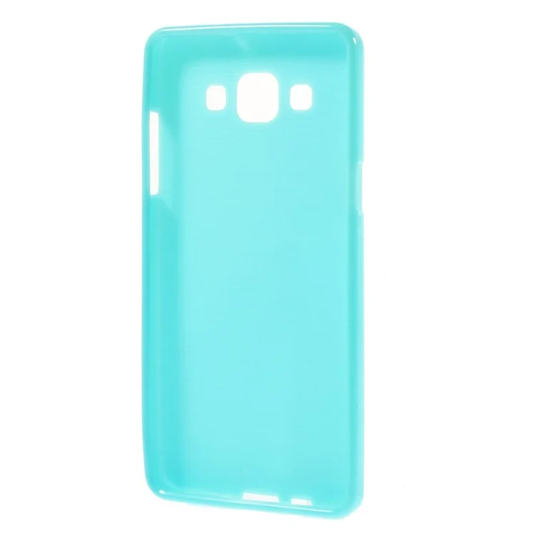 Blue Solid Color Candy TPU Phone Cover for Samsung Galaxy A5 SM-A500F