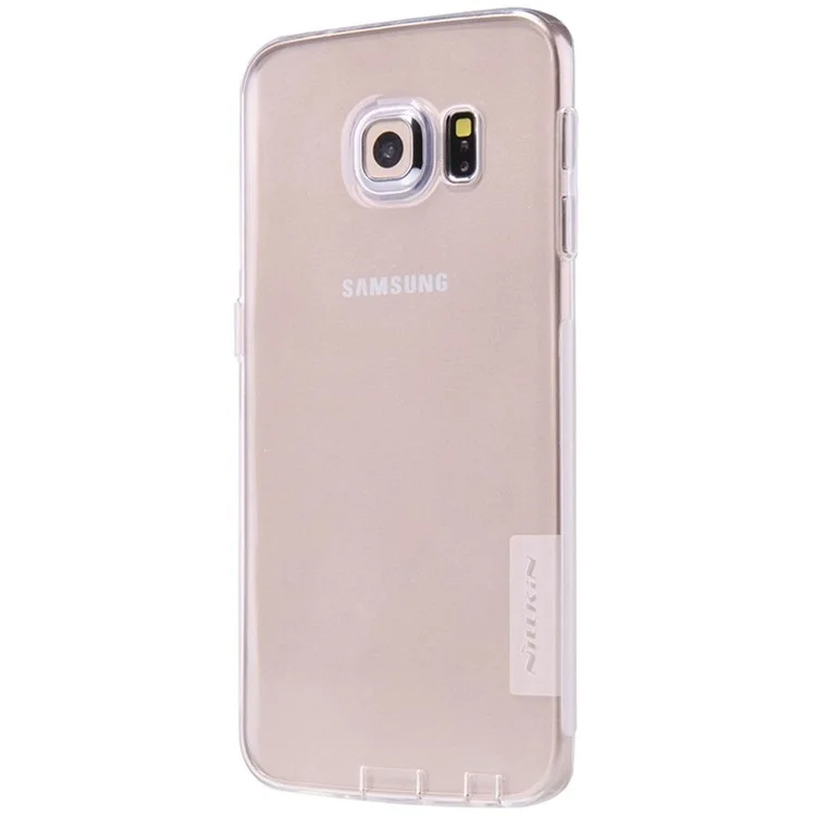 NILLKIN 0.6mm Nature TPU Shell Case for Samsung Galaxy S6 Edge G925 - White