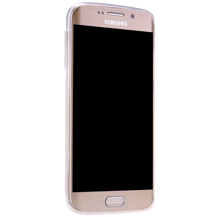 NILLKIN 0.6mm Nature TPU Shell Case for Samsung Galaxy S6 Edge G925 - White