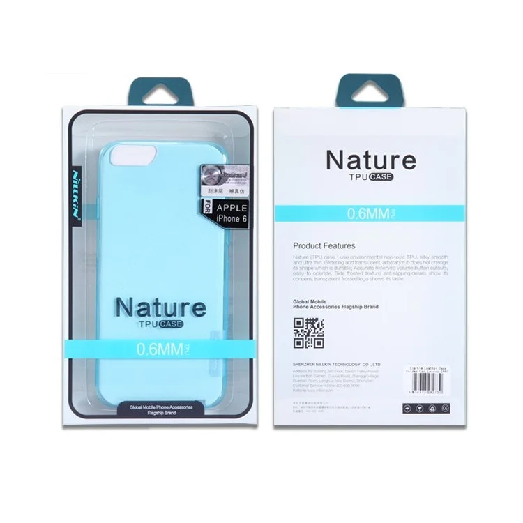 NILLKIN 0.6mm Nature TPU Shell Case for Samsung Galaxy S6 Edge G925 - White