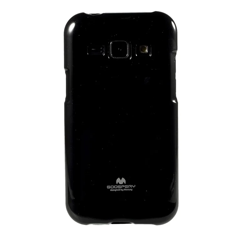 Mercury GOOSPERY Glittery Powder Jelly TPU Case for Samsung Galaxy J1 / J1 4G - Black