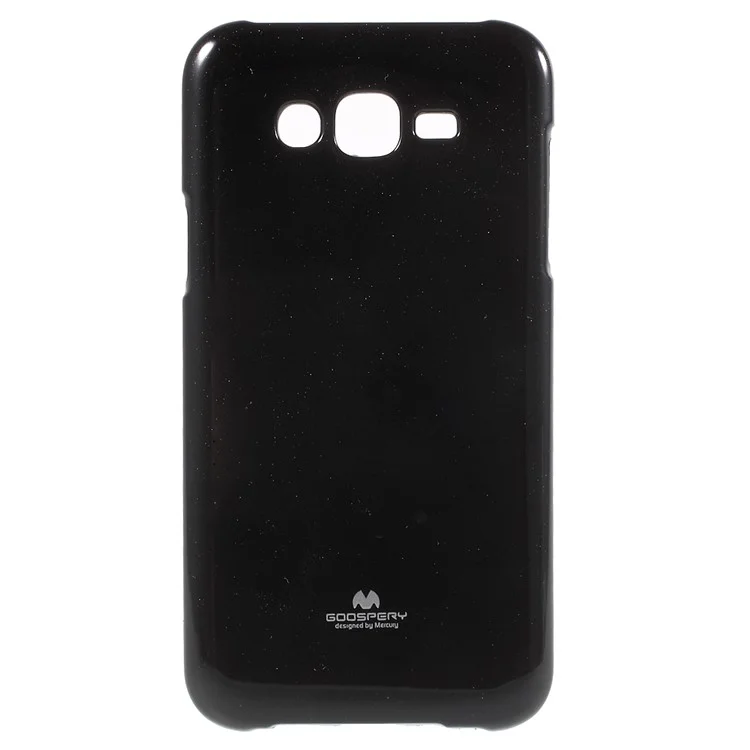 MERCURY GOOSPERY Glitter Powder TPU Case for Samsung Galaxy J7 SM-J700F - Black