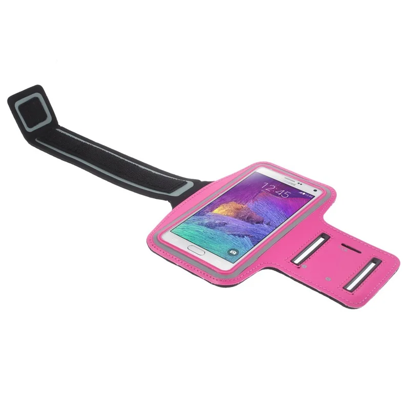 Brassard De Gymnastique De Sport De Jogging Pour Samsung Galaxy Note 4 N910 / NOTE 3 N9000 / Galaxy A7 SM-A700F - Rose