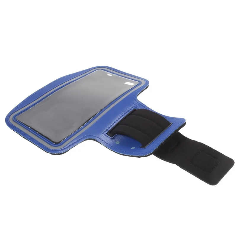 Armbåndstaske til Samsung Galaxy Note 4 N910 / Note 3 N9000 / Galaxy A7 SM-A700F til løb, joggetur og sport - Blå