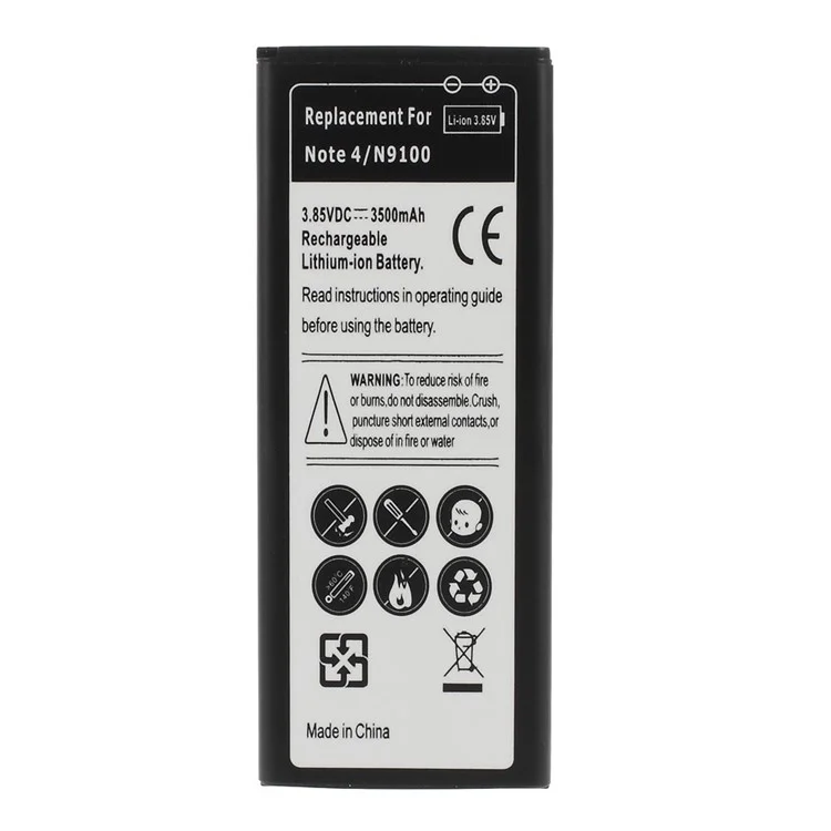 3500mAh Replacement Lithium-ion Battery for Samsung Note 4 N910